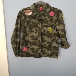 Camouflage Girl's Short